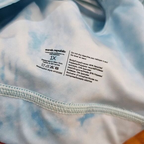 Earth Republic XL Sports Bra Blue - Picture 3 of 4